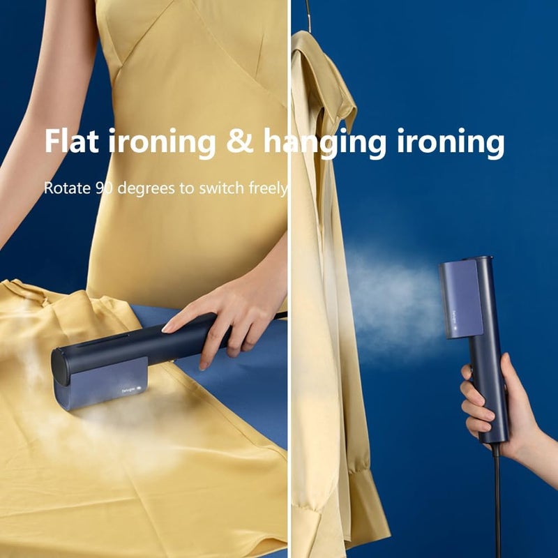 Nesugar G3 Steamer for Clothes Portable Travel Steamer, Fashion Handheld Garment Steamer, 0.75lbs Lightly, 15s Fast Heat-up, Light Mini Steam Iron for travel and home（navy blue） - Image 2